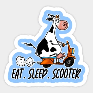 Eat . Sleep . Scooter Sticker